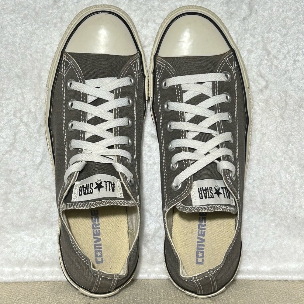 Converse Unisex Grey Chuck Taylor All Stars Classic Sneakers Shoes SZ M 8 W 10 - Picture 5 of 13